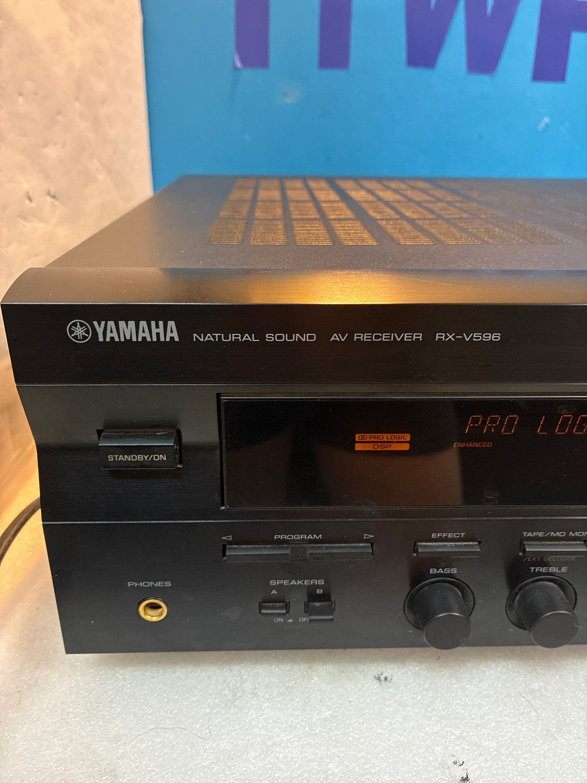 Nice ~ 🔥 Yamaha RX-V596 Natural Sound AV Receiver Dolby Digital DTS Black