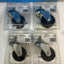 4x Shepherd Hardware Soft Rubber Swivel Caster 3" Inch 150 LB Capacity 9496 ~
