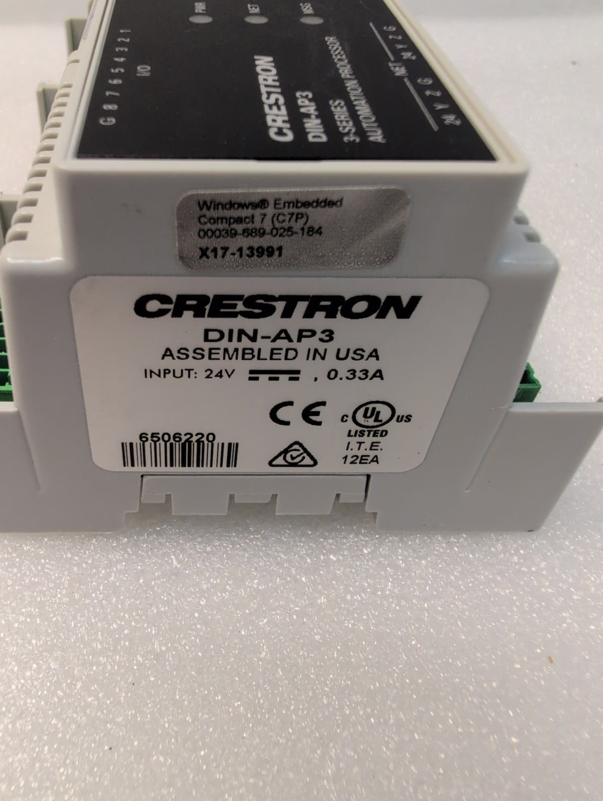🎸 Crestron DIN-AP3 3-Series Automation Processor DIN Rail Control System(NO AC)