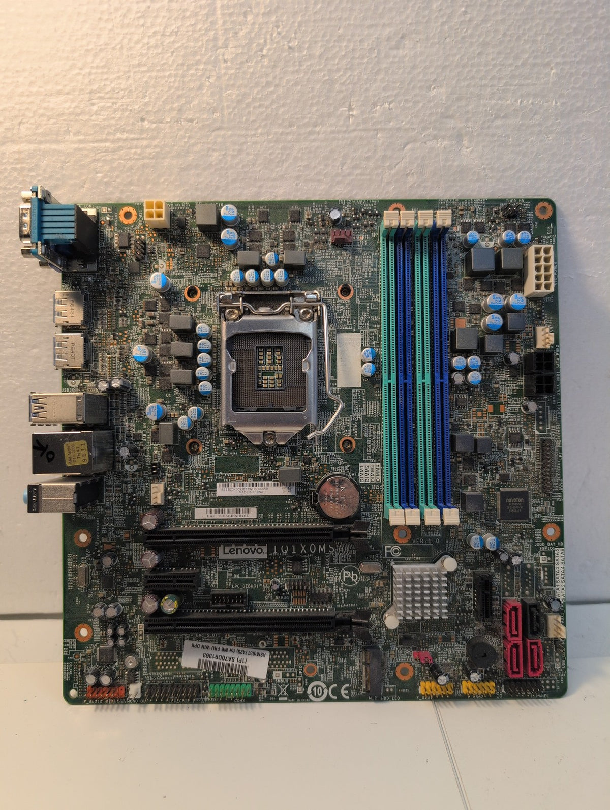 Lenovo IQ1X0MS Micro-ATX Motherboard LGA1151 DDR4 FRU 03T7425 ThinkCentre -