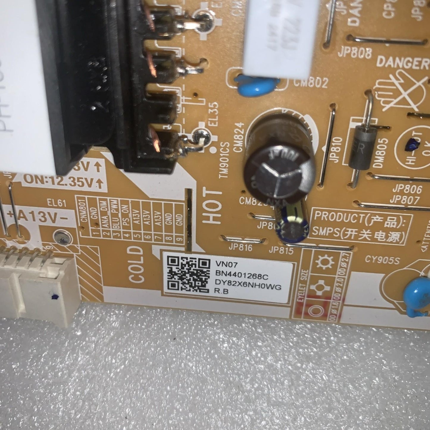 SAMSUNG POWER SUPPLY BN4401268C BN96-58725P FOR UN65DU7200FXZA