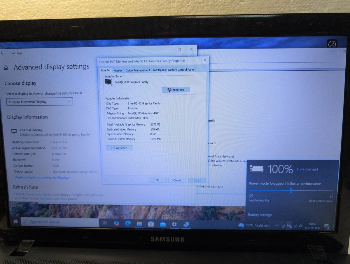 🎸 Samsung NT270E5R 270E 15.6in Laptop i5-4200U 8GB 120GB SSD Win10 READ