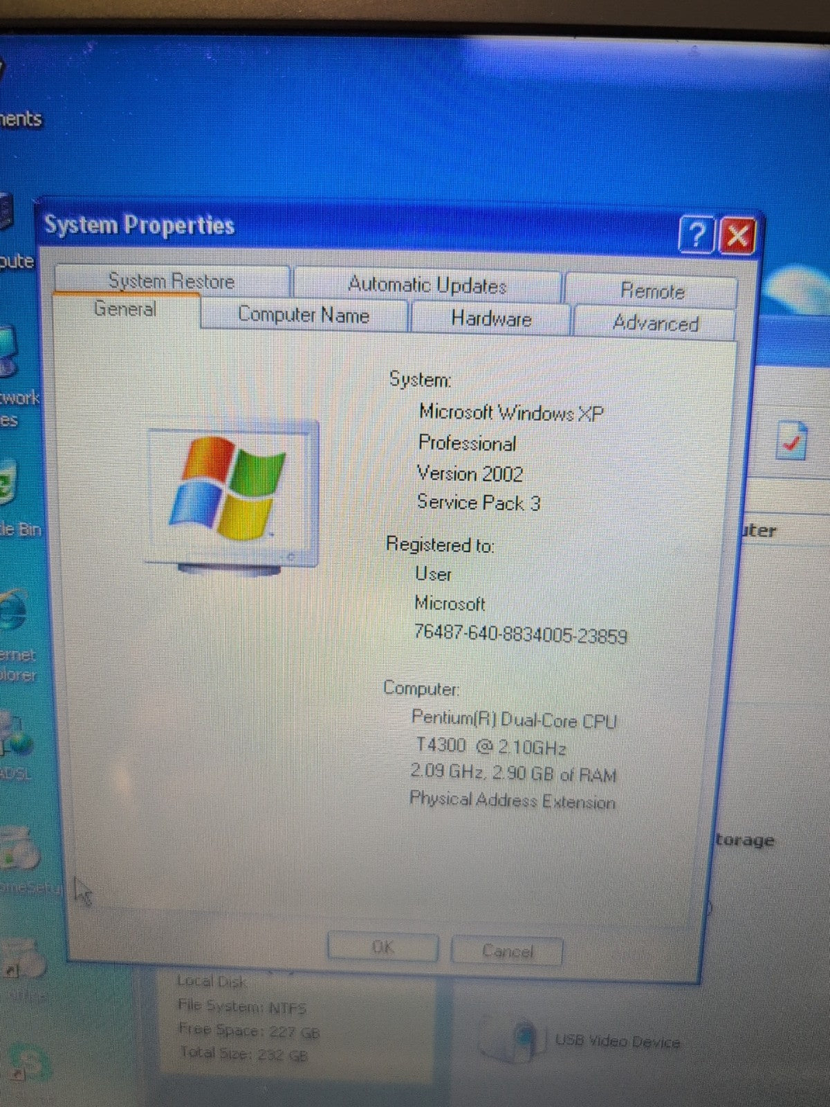 🔥 HP Laptop G71 17. 3" Laptop T4300 2.10GHz/4GB RAM/250GB HDD/WINXP  -