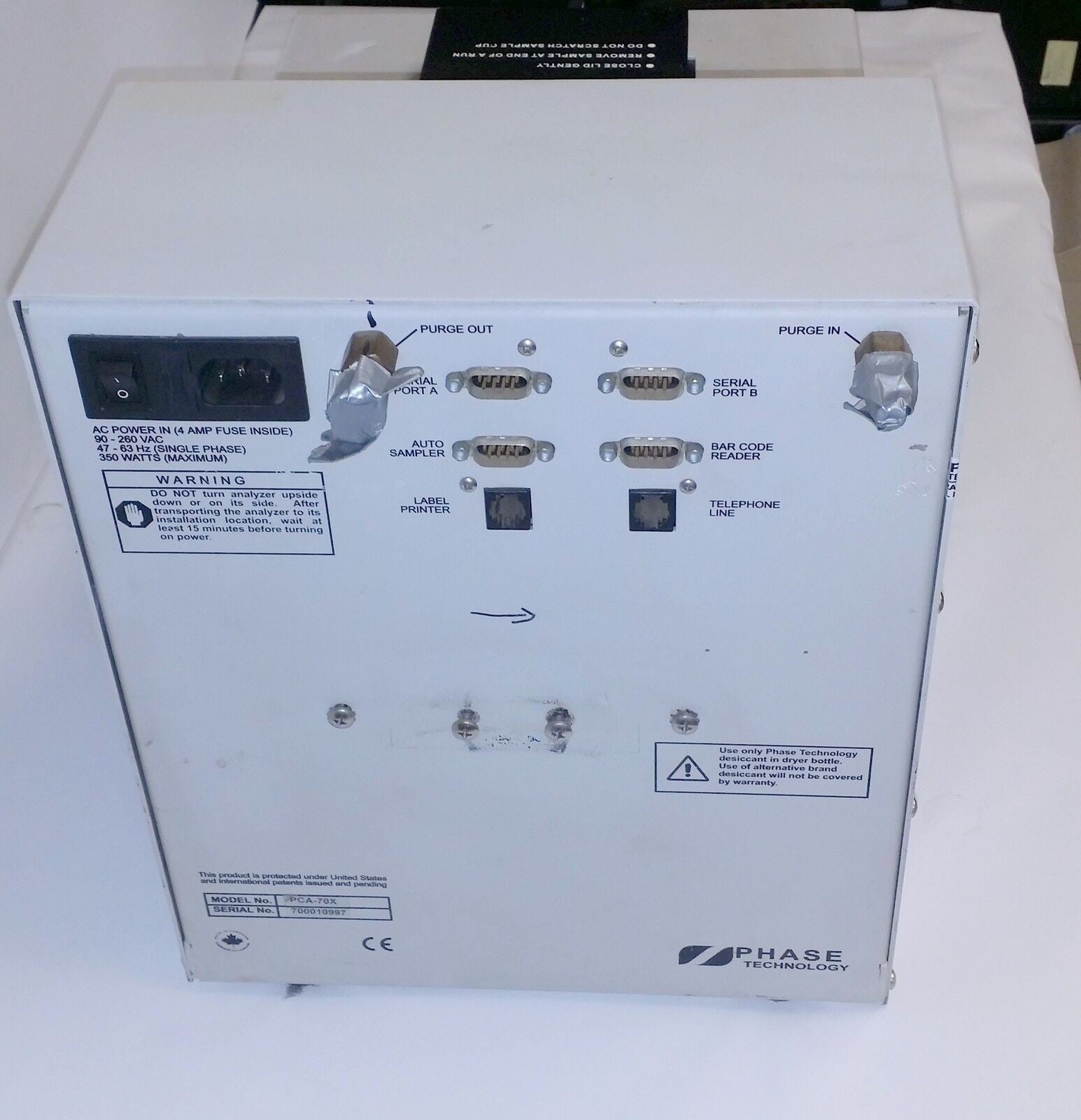 Phase Technology 70X PCA70X Lab Analyzer PCA-70X (read)