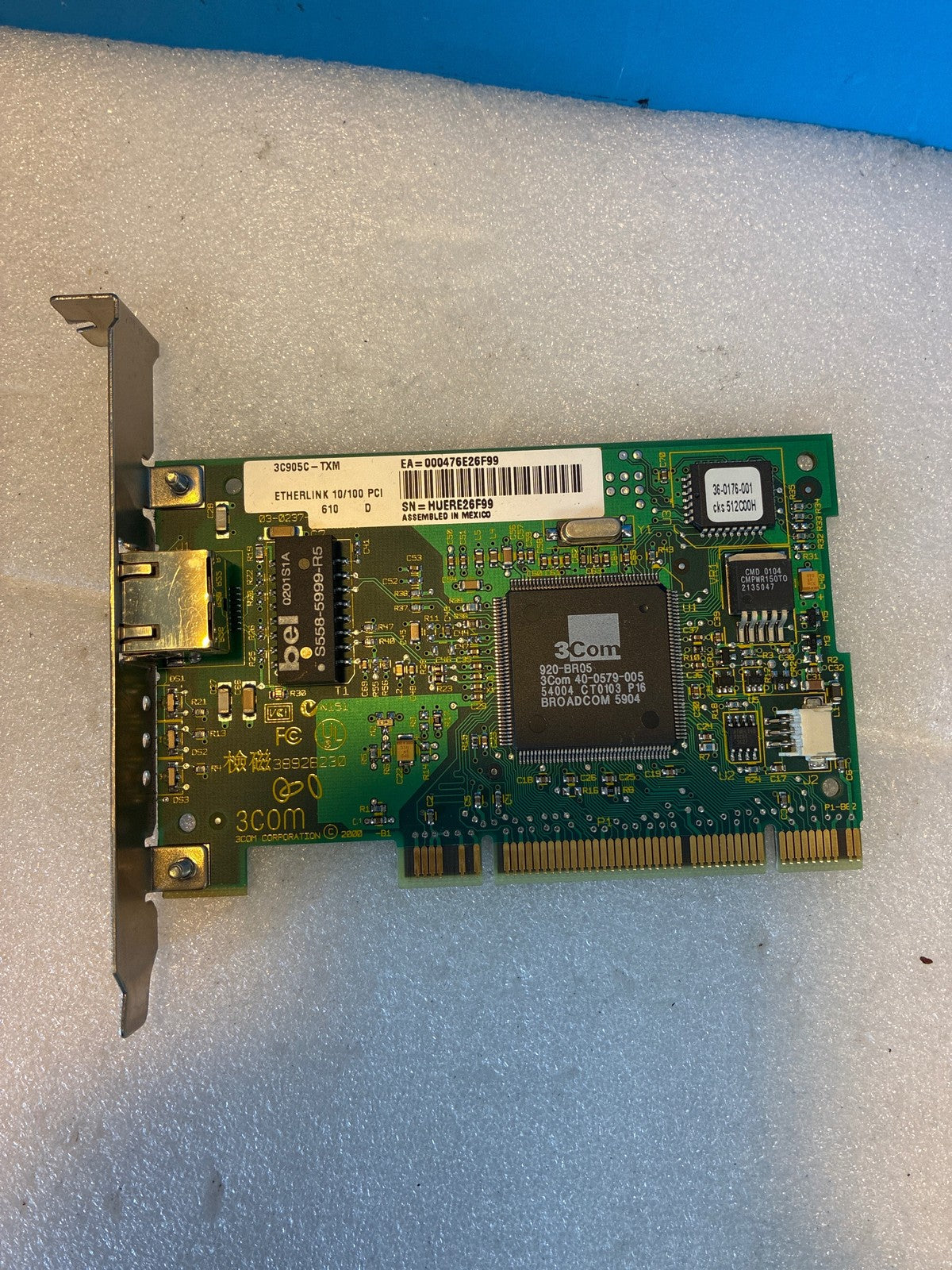🔥 3Com EtherLink PCI Network Cards Lot 3C900-TPO & 3C905C-TXM 10/100 RJ-45