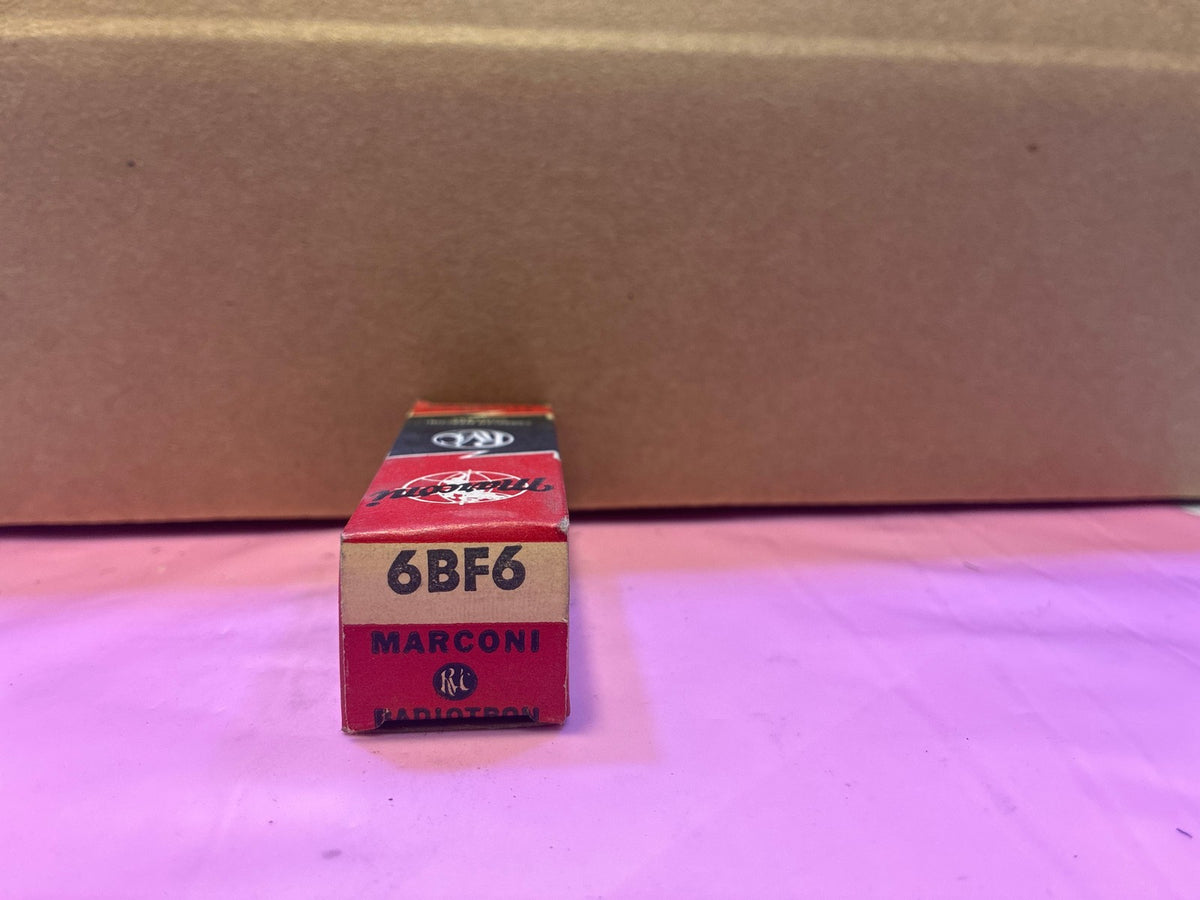 🔥 Marconi Radiotron 6BF6 Vacuum Tube NOS in Original Vintage Box