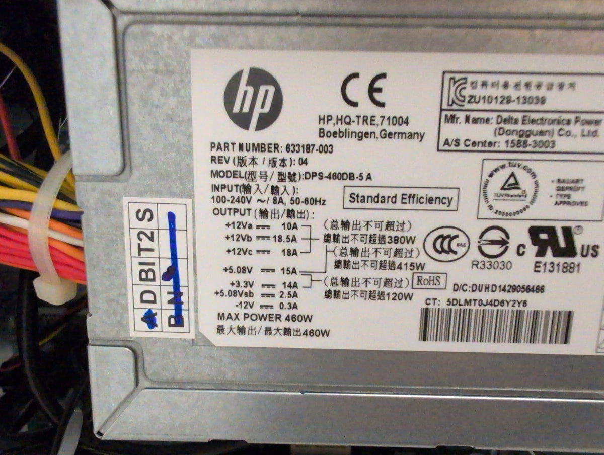 🎸 HP Envy 700 Desktop Intel i7-4770 12GB RAM 250GB SSD Blu-Ray Win10