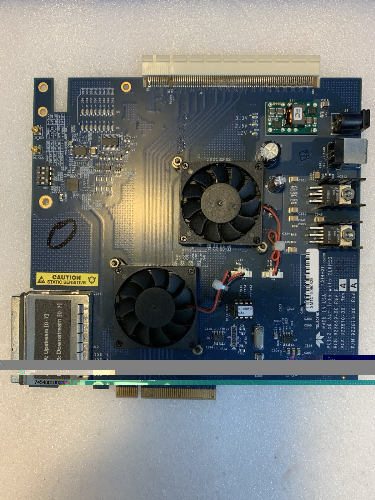 Teledyne PCIe 2.0 x8 Active Interposer CLKREQ923873-00 Industrial Interface