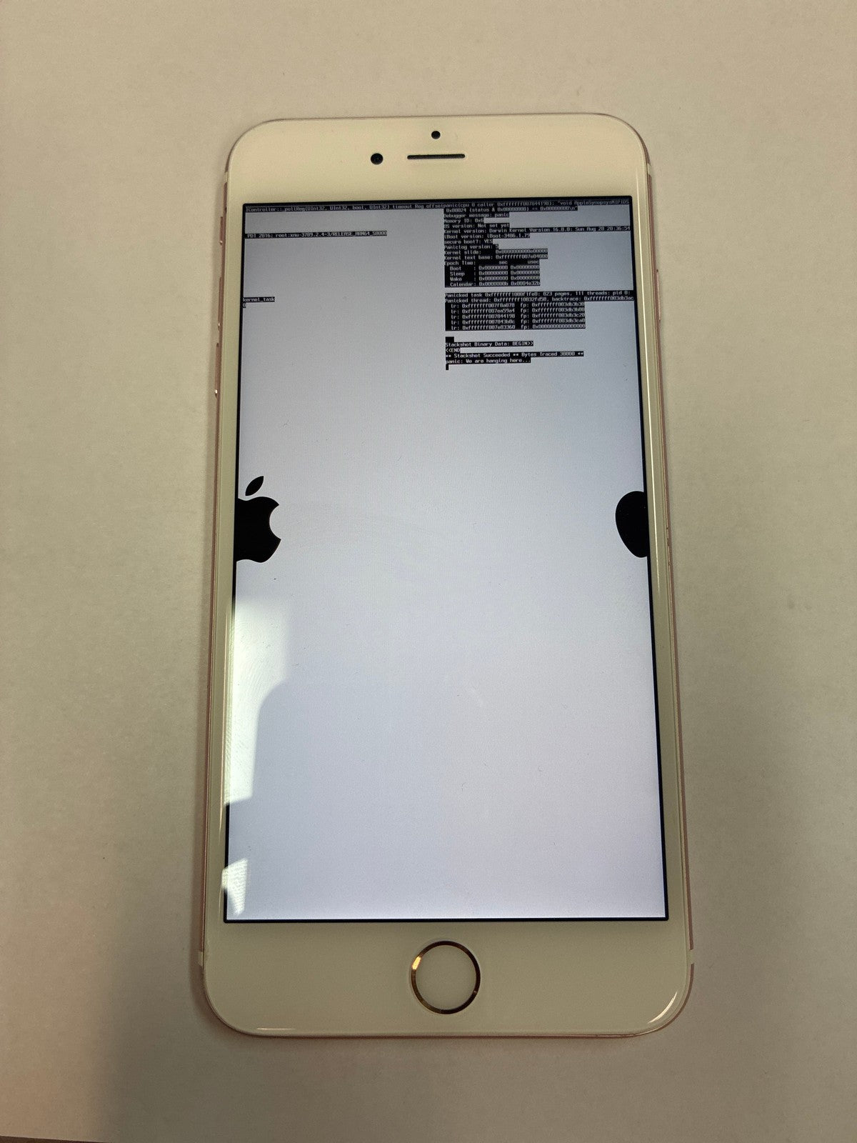 🔥 Apple iPhone 6s Plus A1687 Rose Gold - For Parts, Kernel Panic