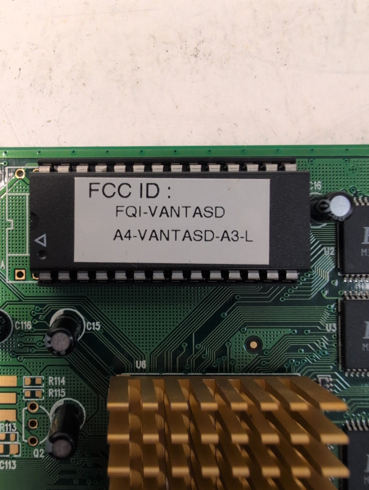 🔥 FQI VANT ASD A4-VANT AGP GRAPHICS CARD TESTED -