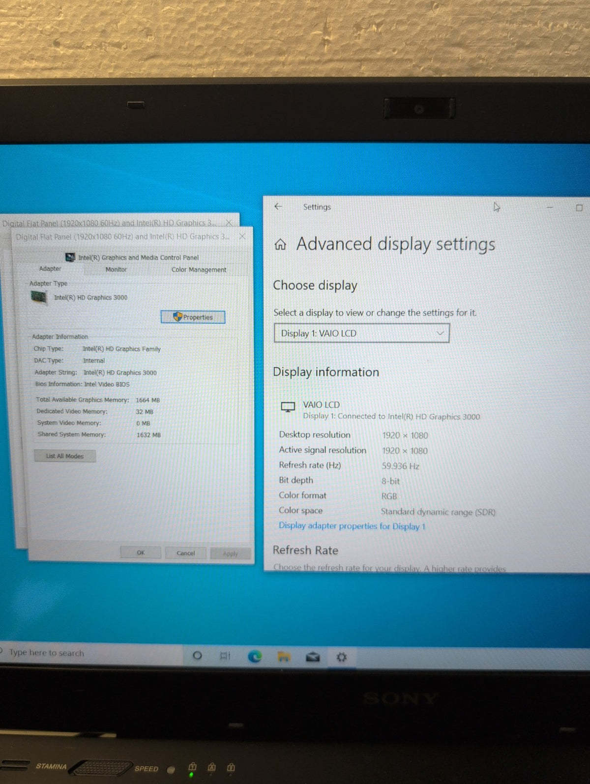 🔥 Sony Vaio PCG-41412L 15.6" Laptop  i7-2640M CPU /6GB RAM /750GB HDD/Win 10 -