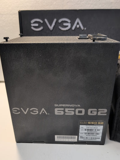 🔥 EVGA SuperNOVA 650 G2 650W 80+ Gold ATX Power Supply With All Cables & Box -