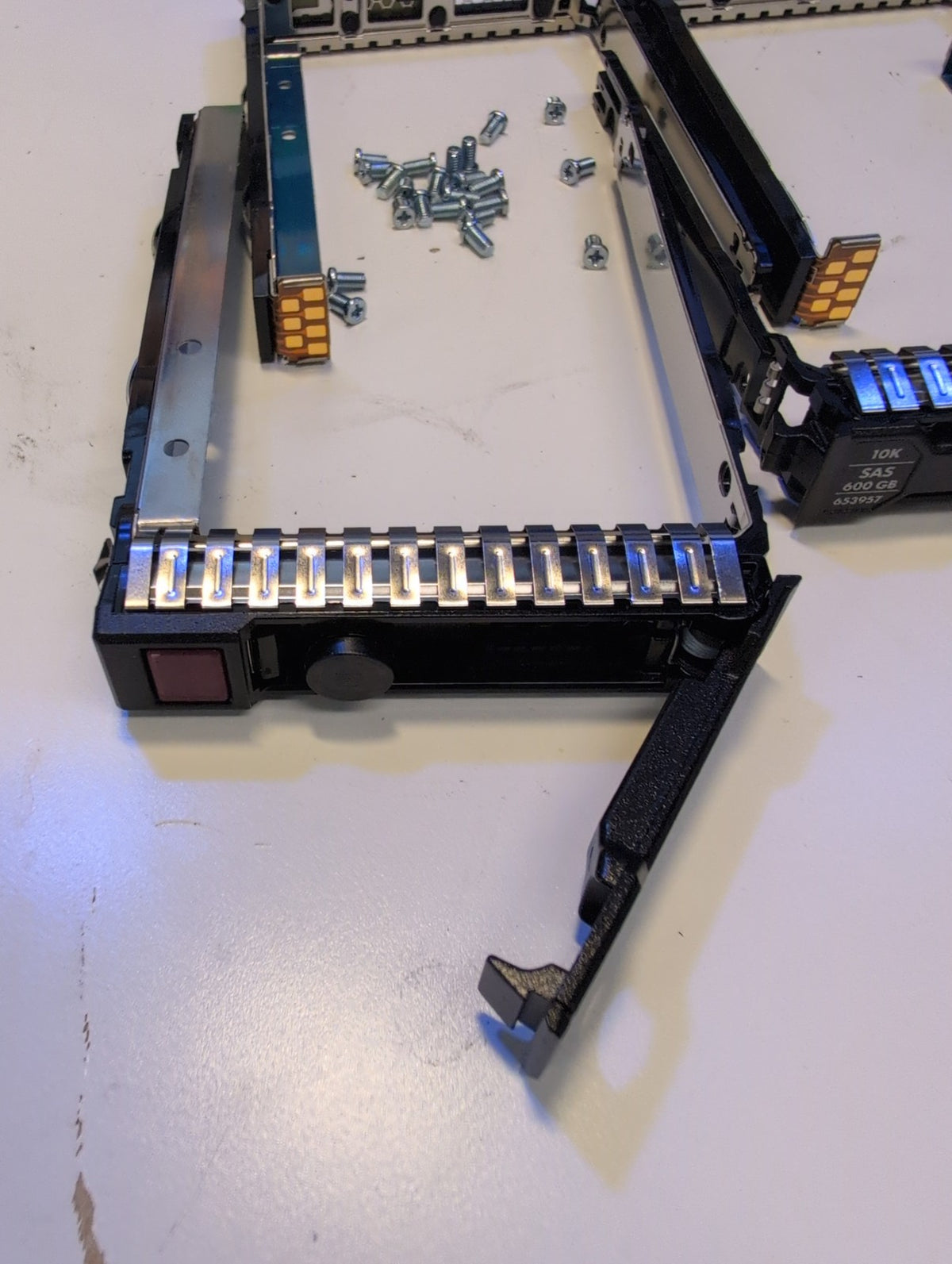 🎸 6x HP 2.5" SAS/SATA Hard Drive Caddy/Tray 651687-001 653957 W/Screws