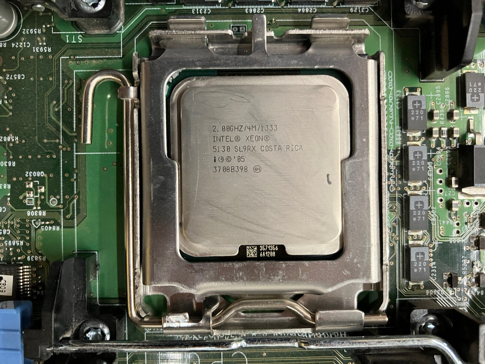 ~ DELL 0DT021 PowerEdge 2950 Motherboard W/ Intel Xeon 5130 2.0GHz SL6RX