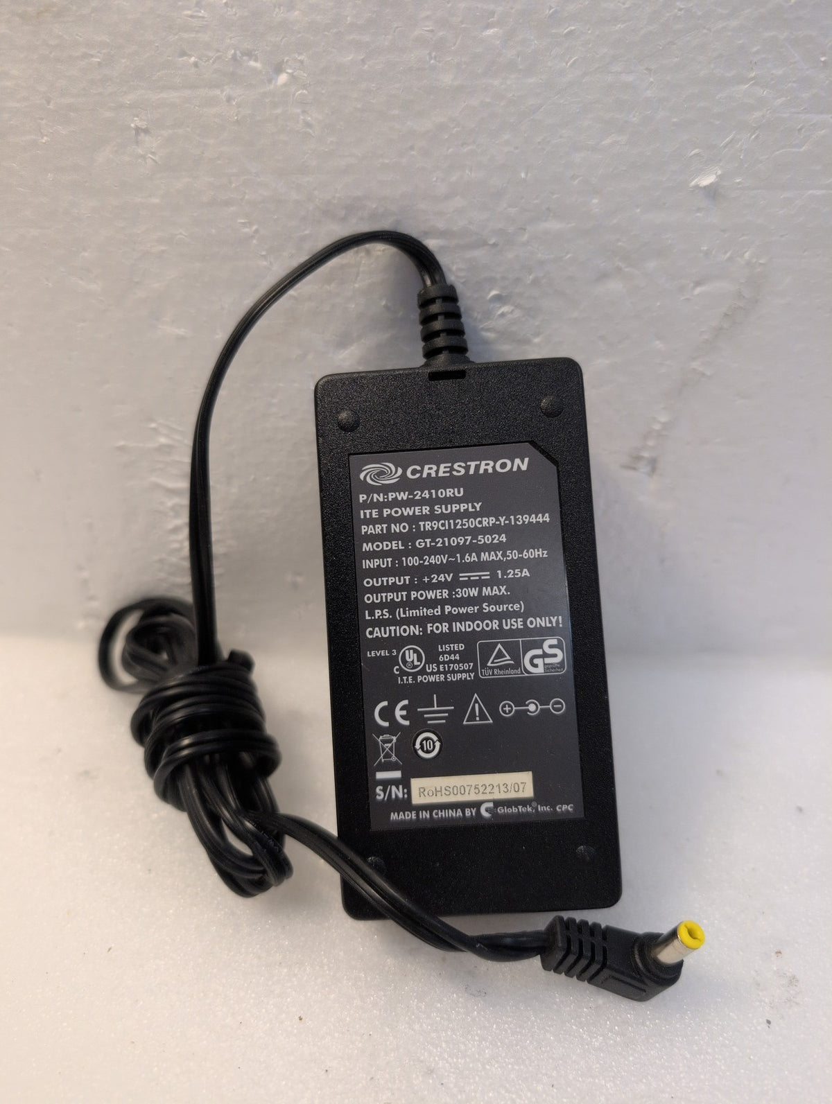 🎸 Crestron PW-2410RU ITE Power Supply AC Adapter 24V 1.25A 30W GT-21097-5024