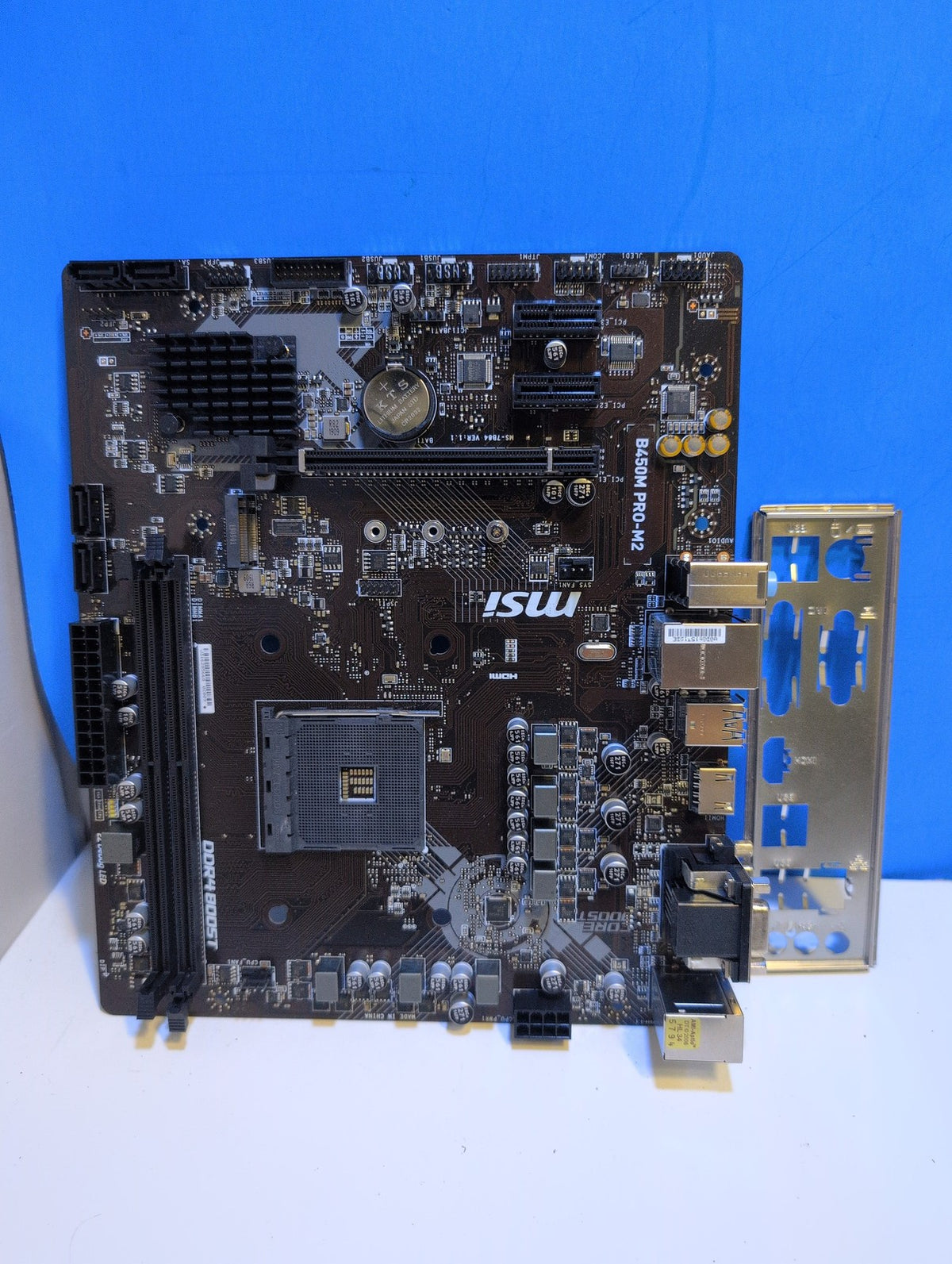 🎸 MSI B450M PRO-M2 MS-7B84 Micro-ATX Motherboard AM4 Socket DDR4 for AMD Ryzen