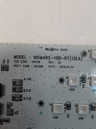 🔥  KORTEK 195MARS-VBD-RT(13EA) PCB CODE 116439 BOARD -