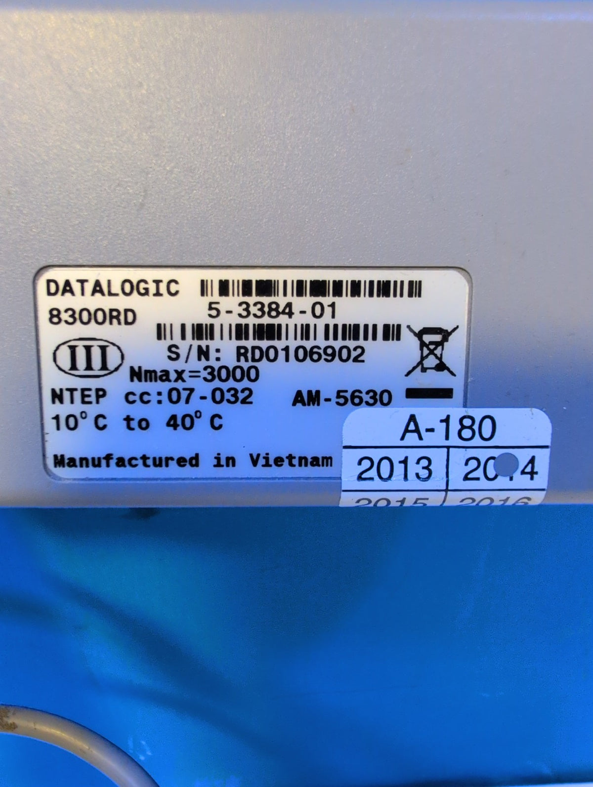 🎸 Datalogic 8300RD Pole-Mounted Remote LCD Weight Display 15kg 30lb NTEP