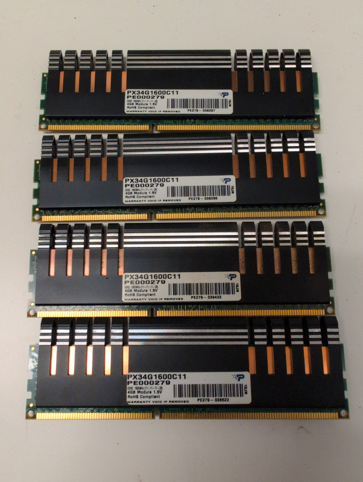 🎸 Patriot Viper Xtreme PX34G1600C11 16GB (4x4GB) DDR3 1600MHz Desktop RAM