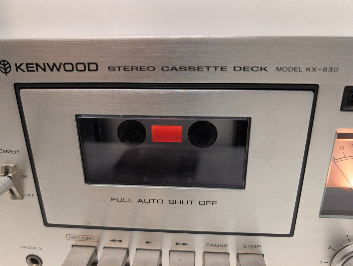 🎸 (AS IS) Kenwood KX-830 Stereo Cassette Deck Dolby NR System (No spinning)