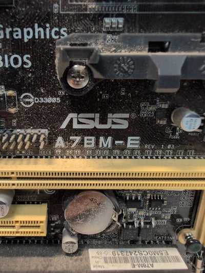 ASUS A78M-E Socket FM2/FM2+ Motherboard Micro ATX w/ AMD A8-6600 CPU Tested -