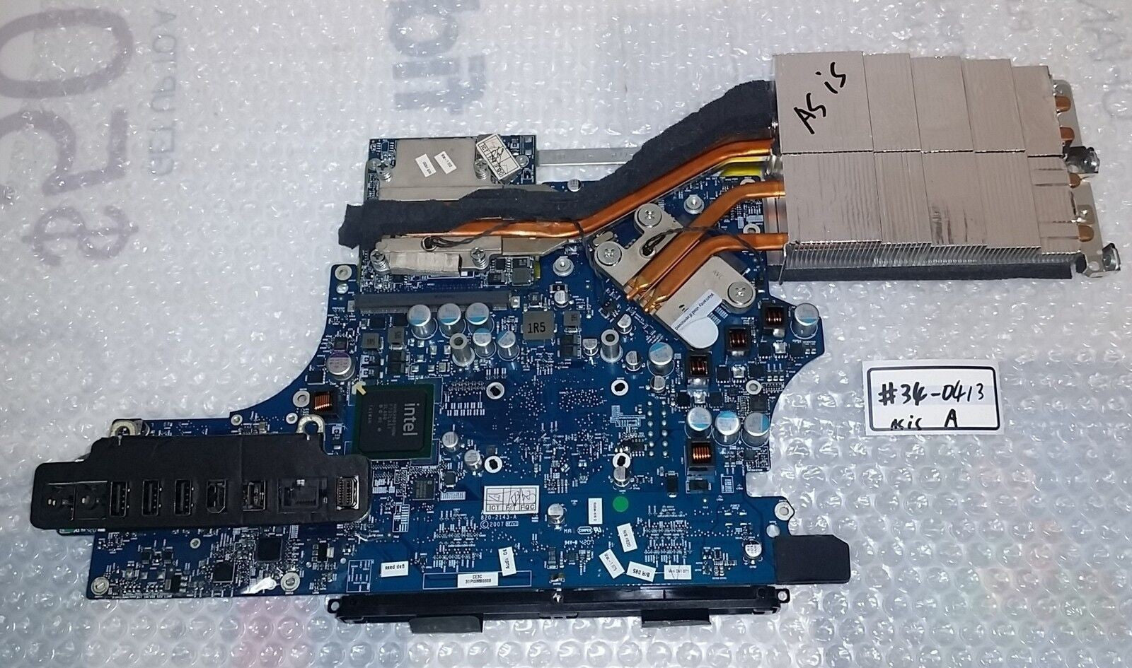31PI8MB0000 Apple Logic Board  20" iMac  A1224-820-2143-A  w/ 109-B22531-10 vide