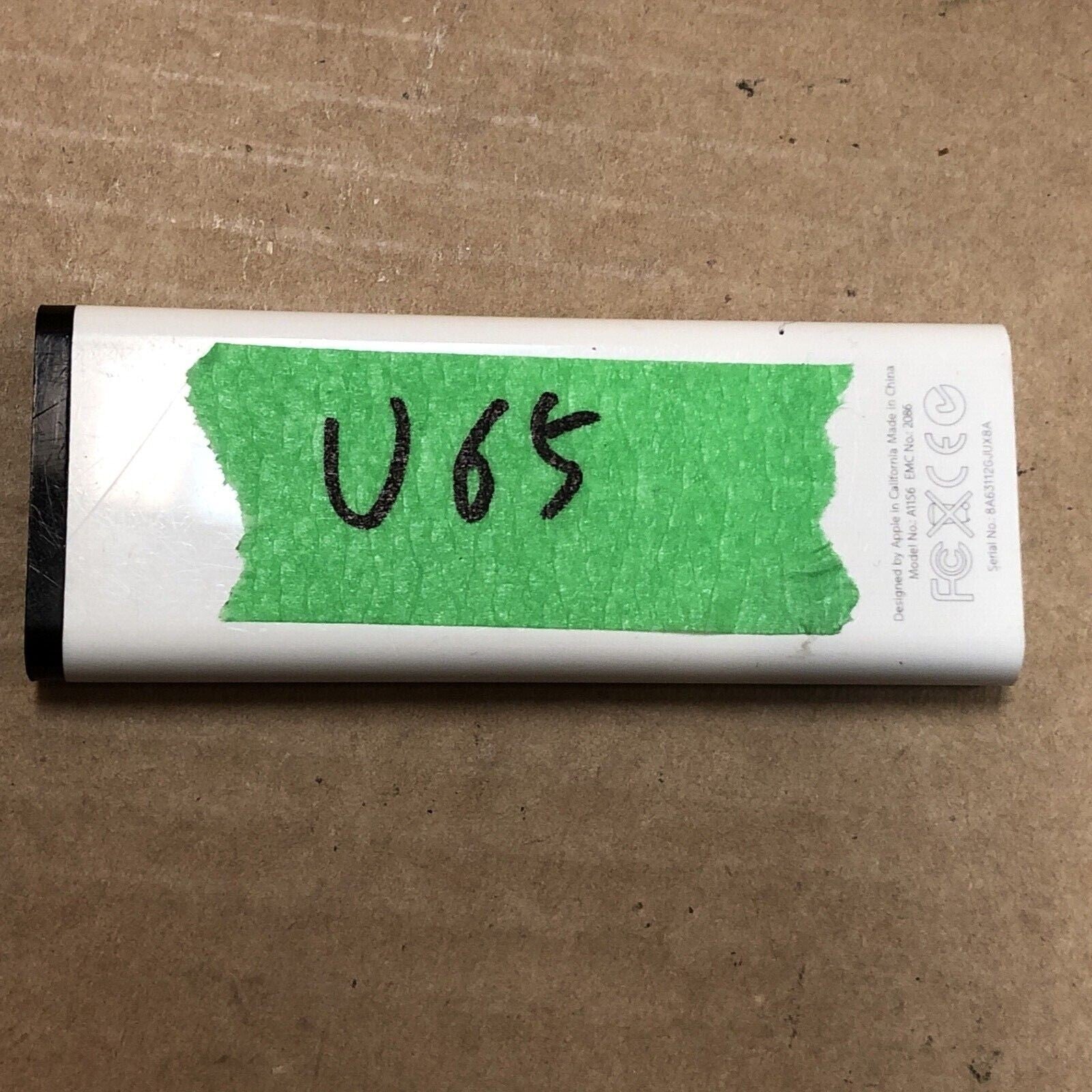 $ Genuine Apple A1156 TV Remote white for Apple TV (minor crack)