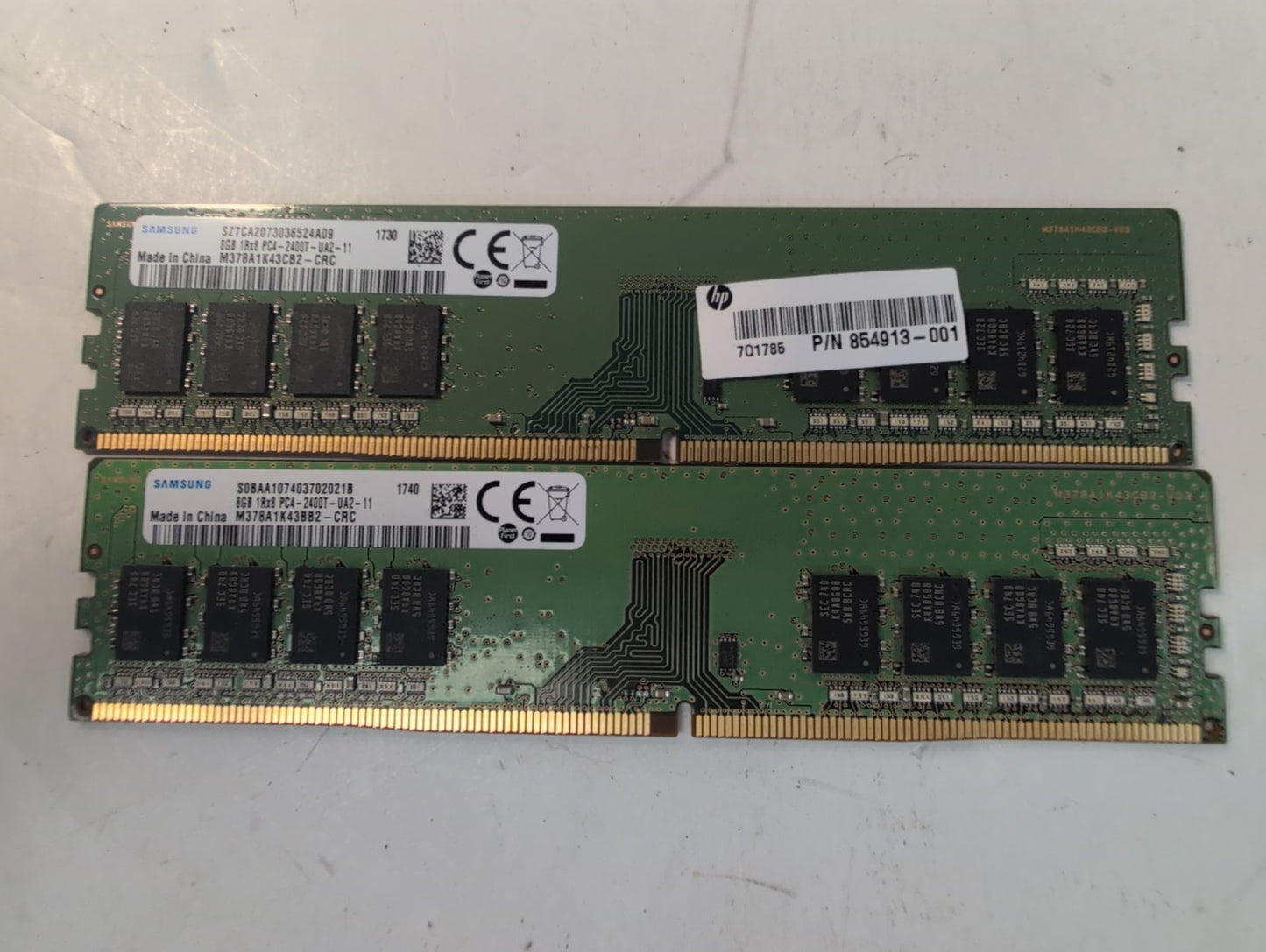 🔥 Samsung 16GB (2x8GB) DDR4 PC-2400T Memory RAM M378A1K43CB2/M378A1K43BB2 -