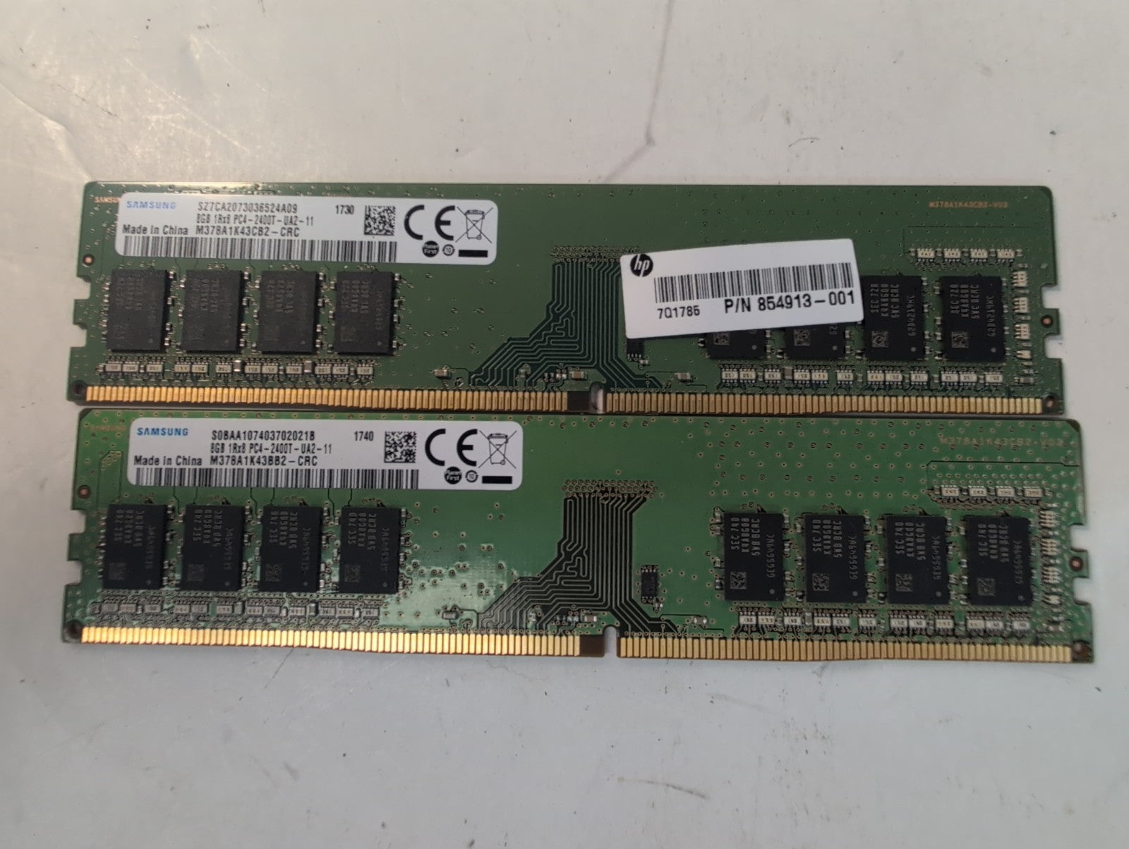 🔥 Samsung 16GB (2x8GB) DDR4 PC-2400T Memory RAM M378A1K43CB2/M378A1K43BB2 -