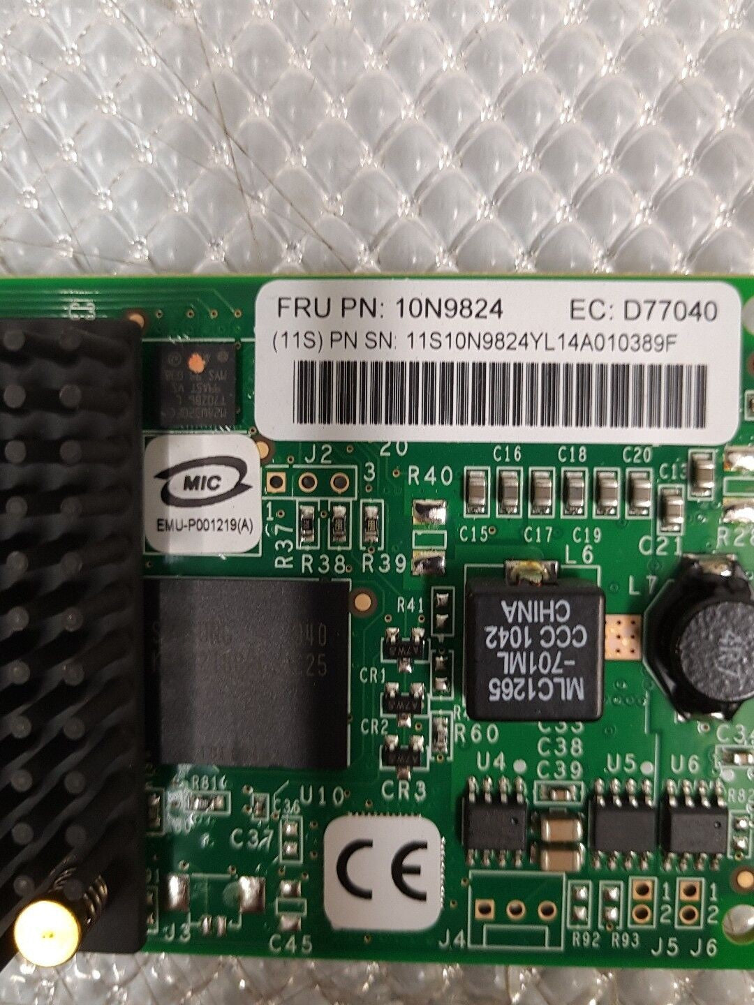 - IBM Emulex 10N9824 8Gbs Dual-Port Fibre PCLe Adapter @@@
