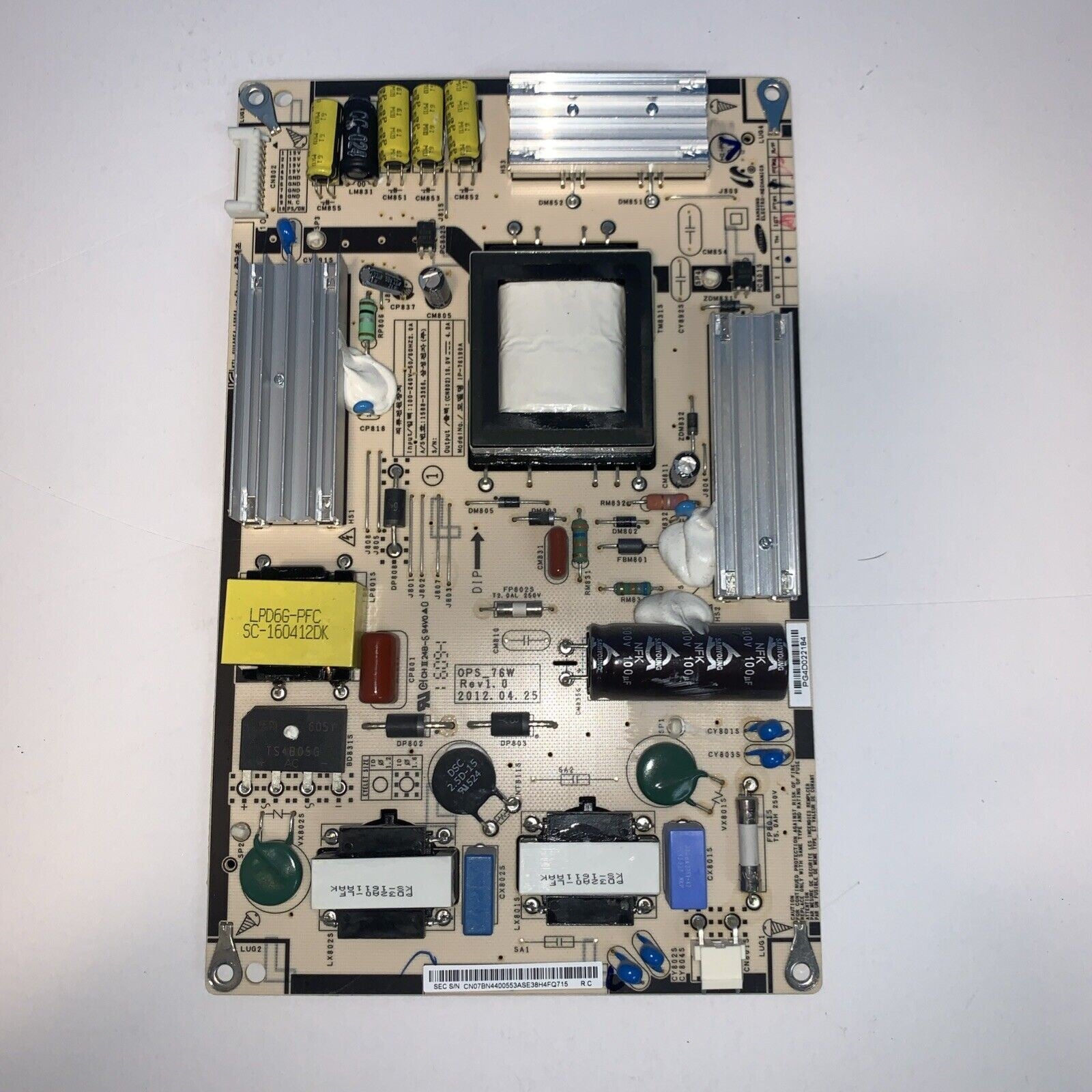 SAMSUNG LH75DMEPLGA/GO POWER SUPPLY BN44-00738A