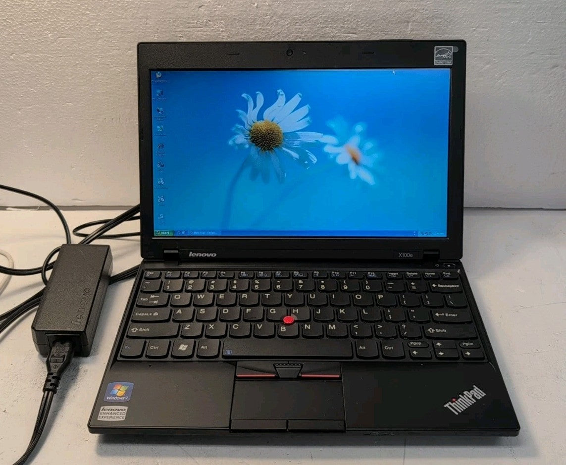 🔥Lenovo Thinkpad X100e 12" Laptop AMD MV-40 CPU/4GB RAM/500GB HDD/WinXP -