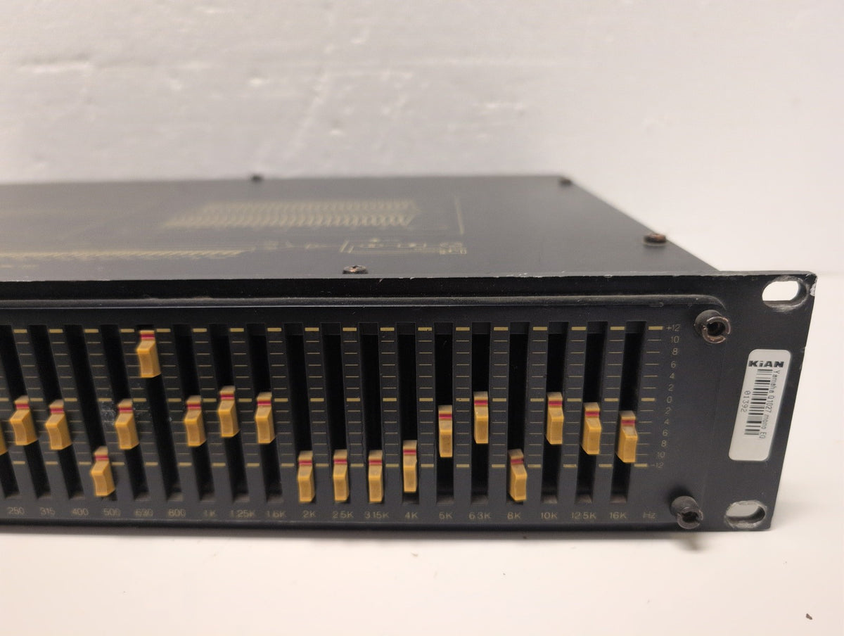 🎸 Yamaha Q1027 Professional Series  Graphic Equalizer 2U Rack
