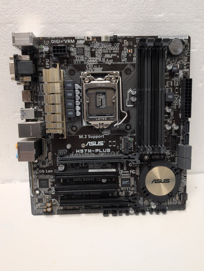 🔥 ASUS H97M-PLUS Motherboard LGA 1150 Intel H97 DDR3 SATA HDMI Micro ATX -