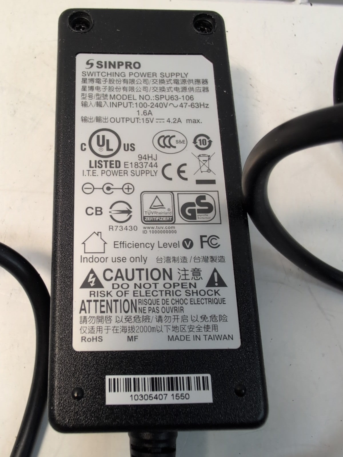 🔥Original UNUSED QUARCH SINPRO SPU63-106  15V 4.2A POWER MODULE PSU -