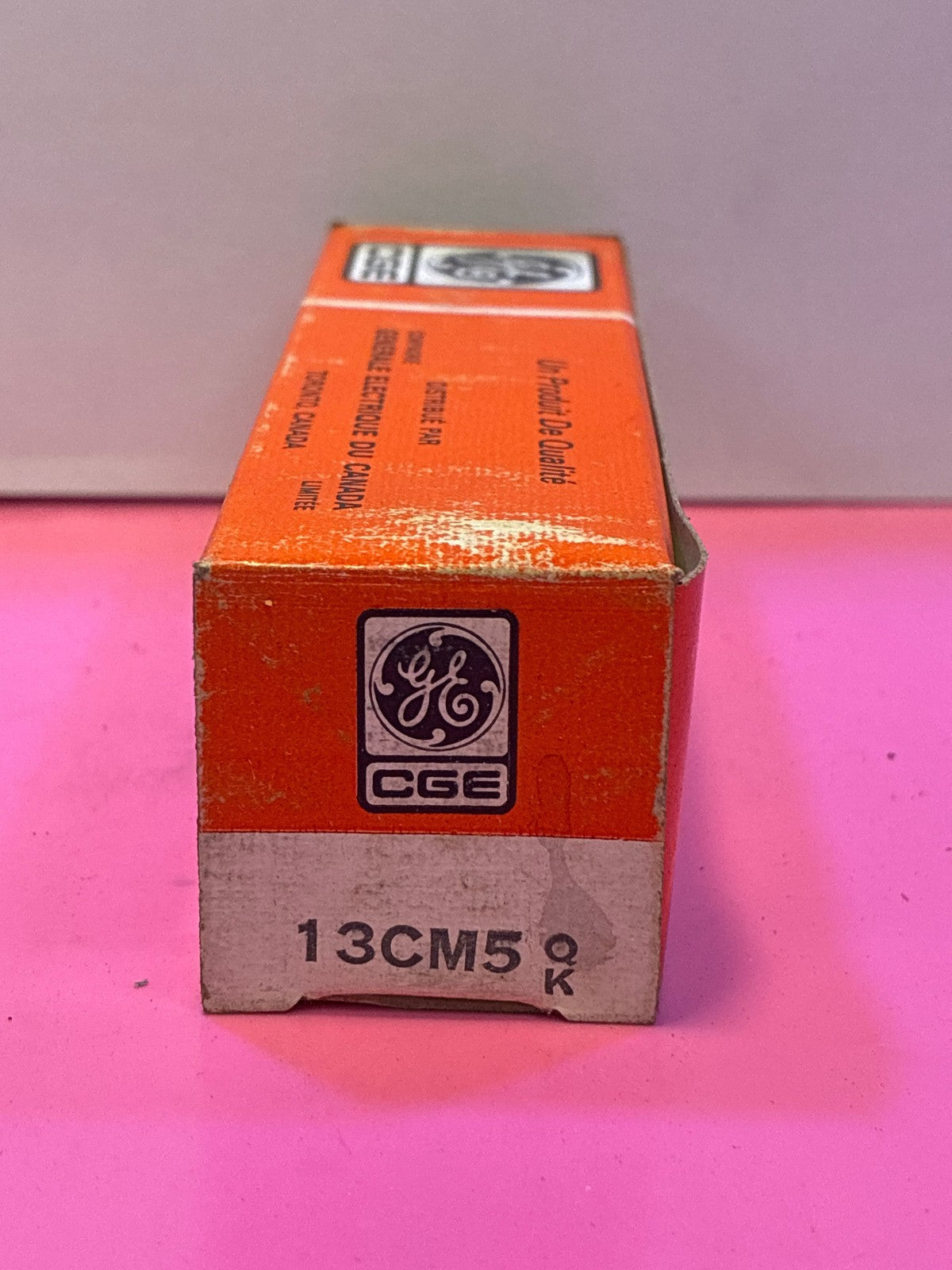 🔥 GE CGE 13CM5 Vacuum Tube Canadian General Electric Original Box