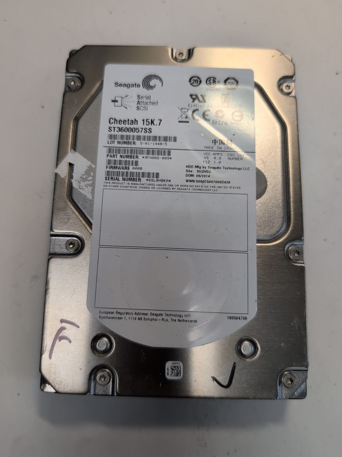 🔥 Seagate ST3600057SS Cheetah 15K.7 600GB 15K 3.5" SAS Hard Drive -