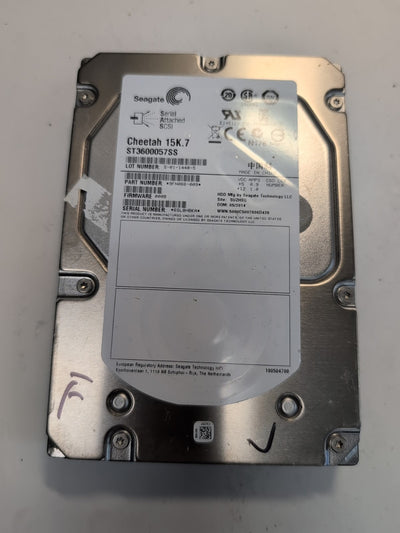 🔥 Seagate ST3600057SS Cheetah 15K.7 600GB 15K 3.5" SAS Hard Drive -