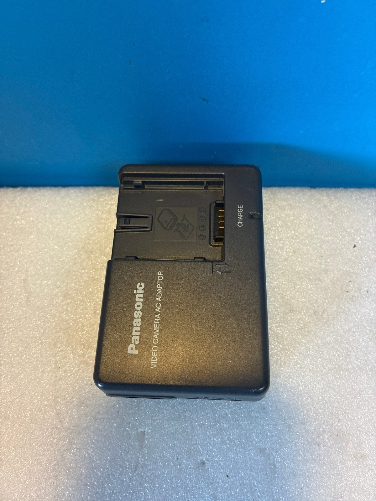 🔥 Panasonic Video Camera AC Adaptor Battery Charger with Slide-In Cradle, Black