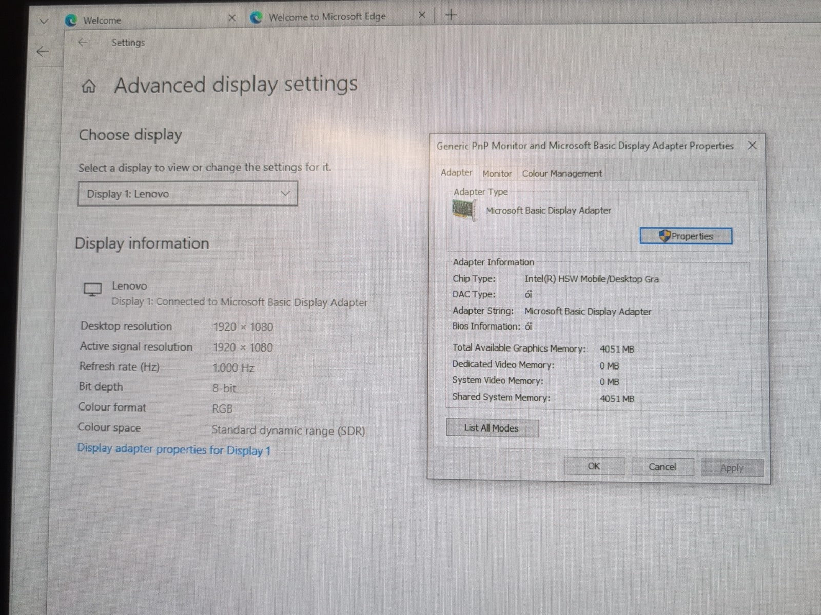 🔥Nice Lenovo Horizon 2 27" All in One Touch PC i5-4210U/8GB/ 1TB HDD/win10 -