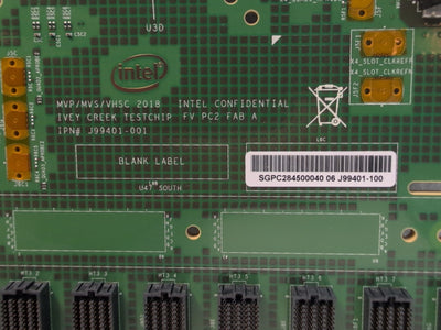 🔥 Intel MVP/MVS/VHSC Ivey Creek Testchip  J99401-001  Board -