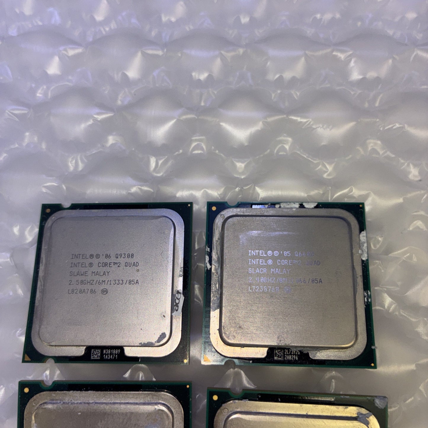🔥 Lot Of 6 Intel Q9300/Q6600/Q8400/Q8300/E8400 Socket 775 CPU
