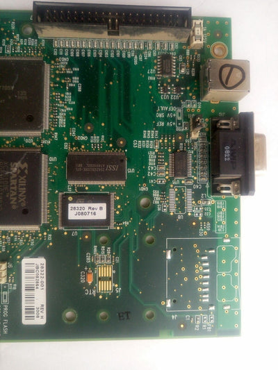 * Zebra S4M Logic Board with Comm Expansion Port 28322-001 REV:H