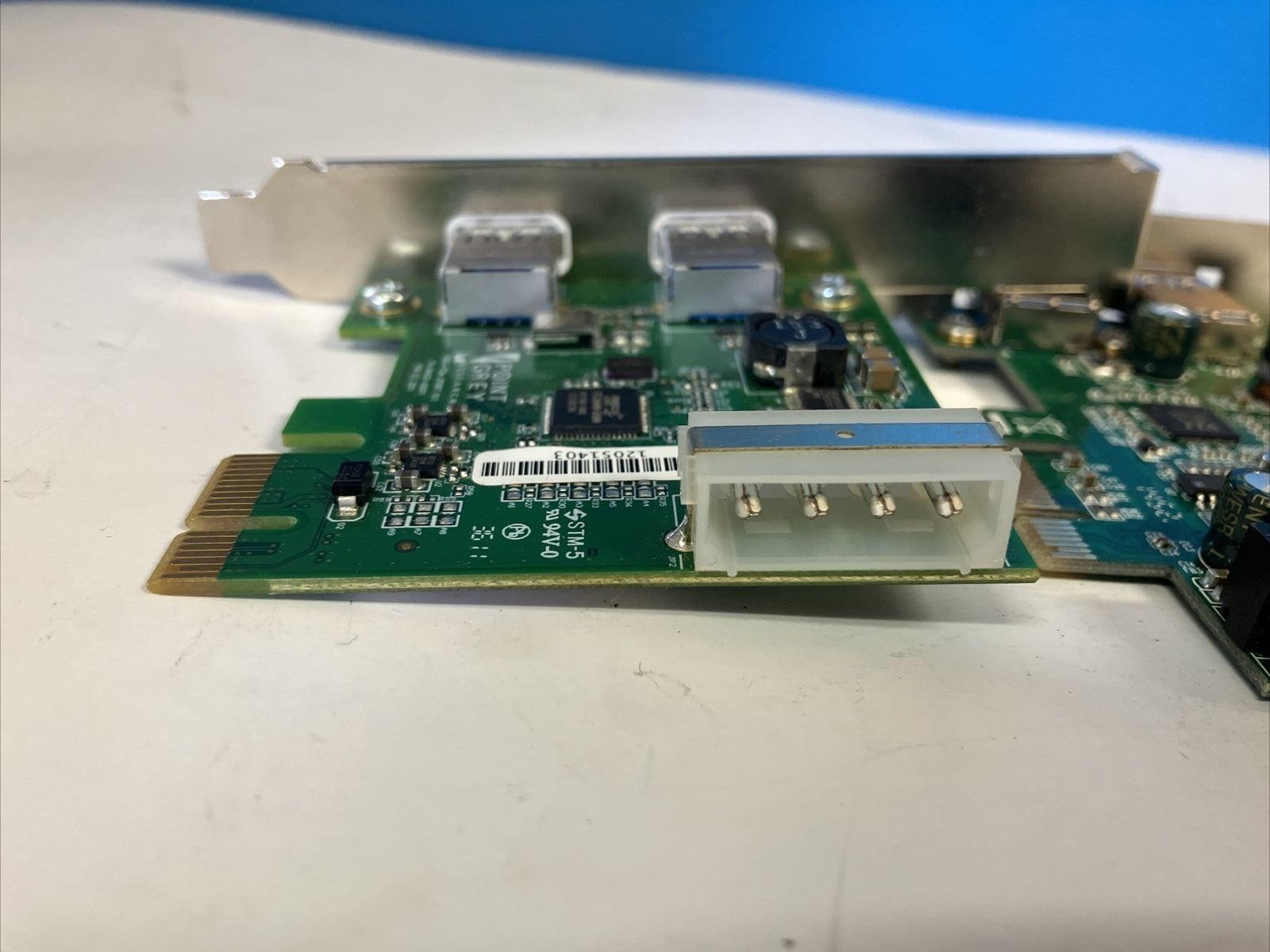 (Lot of 2) Mixed Model PCIe USB Port Expansion Card U3-PCIE2-2P01 / SD-PEX2012 ~