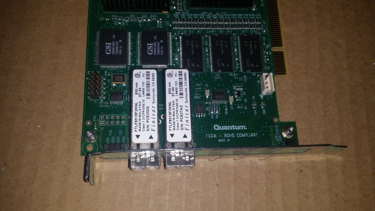 Quantum 50-85302-02 Dual Fiber Optic Board 850 nm FTLF8519F2KNL Card 