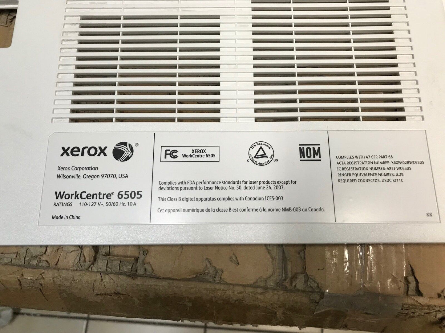 - XEROX WC6505 DC CONTROLLER BOARD 960K 56368