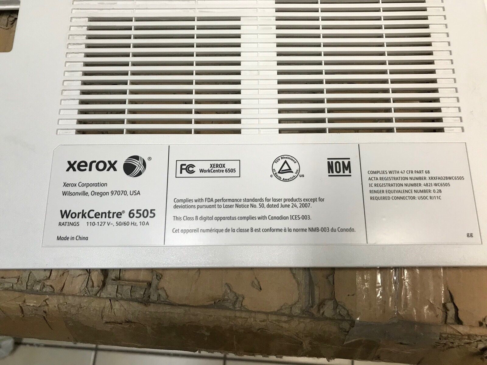 - XEROX WC6505 DC CONTROLLER BOARD 960K 56368