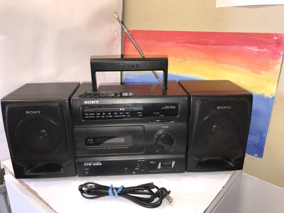 Sony CFS-1025L Ghettoblaster Boombox Tape Recorder Radio FM SW LW MW Vintage