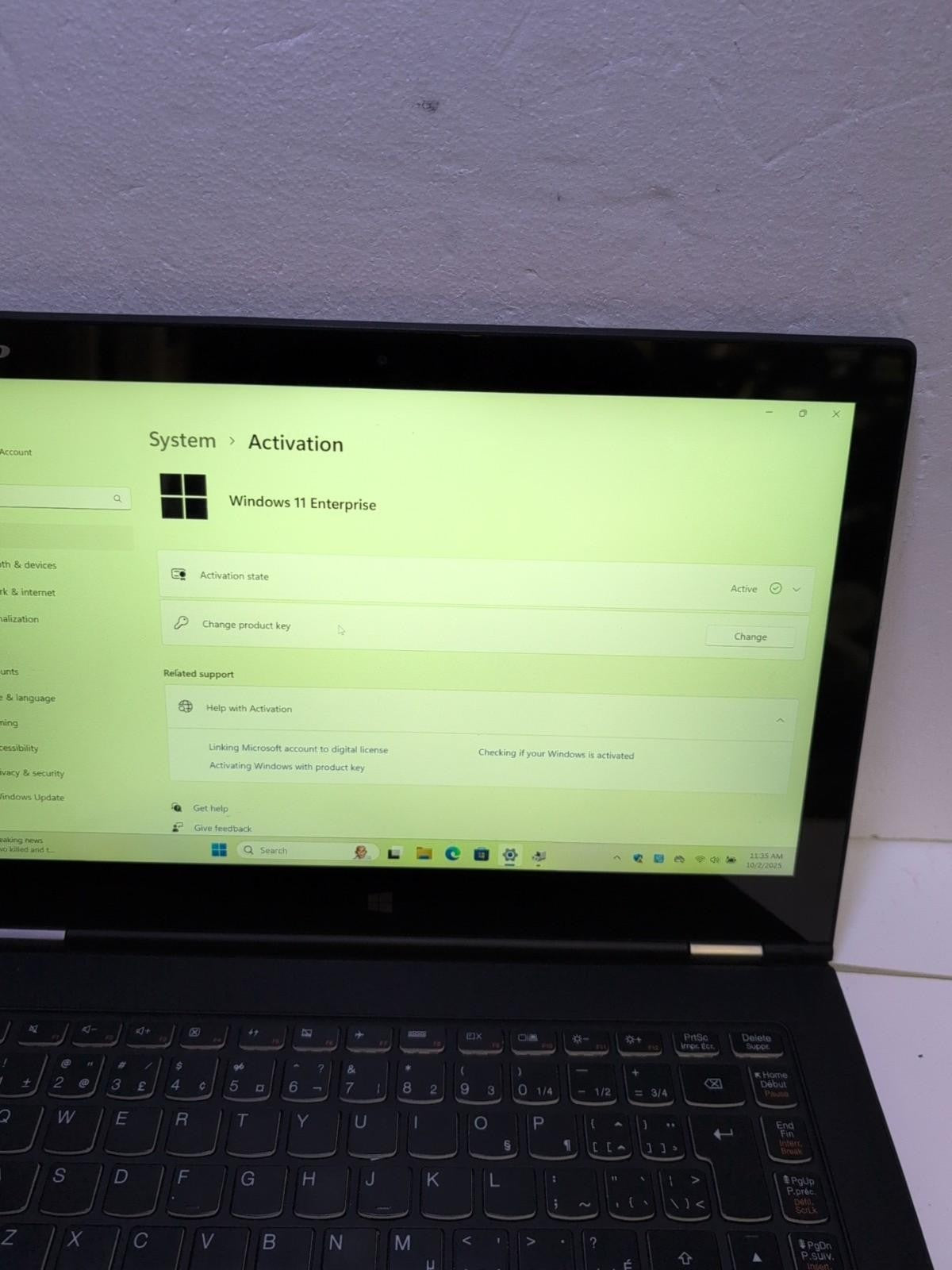 Lenovo Yoga 2 PRO 13.3" Touch FHD Laptop i5-4200U 1.60GHZ/ 8GB/256GB SSD/Win11 -