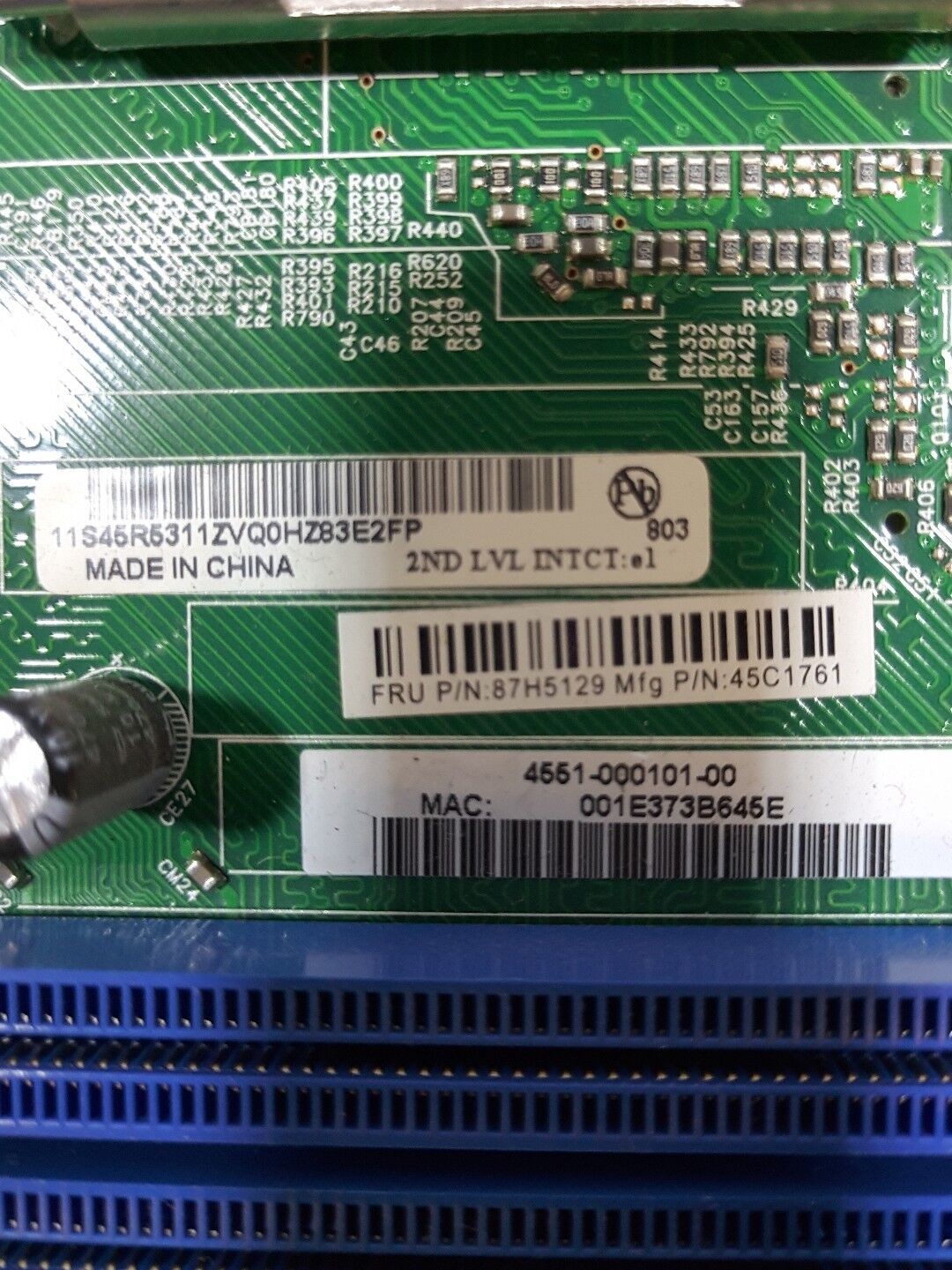 - Lenovo ThinkCentre M75 M75p Desktop System Motherboard- 87H5129 W/E6550 CPU @@